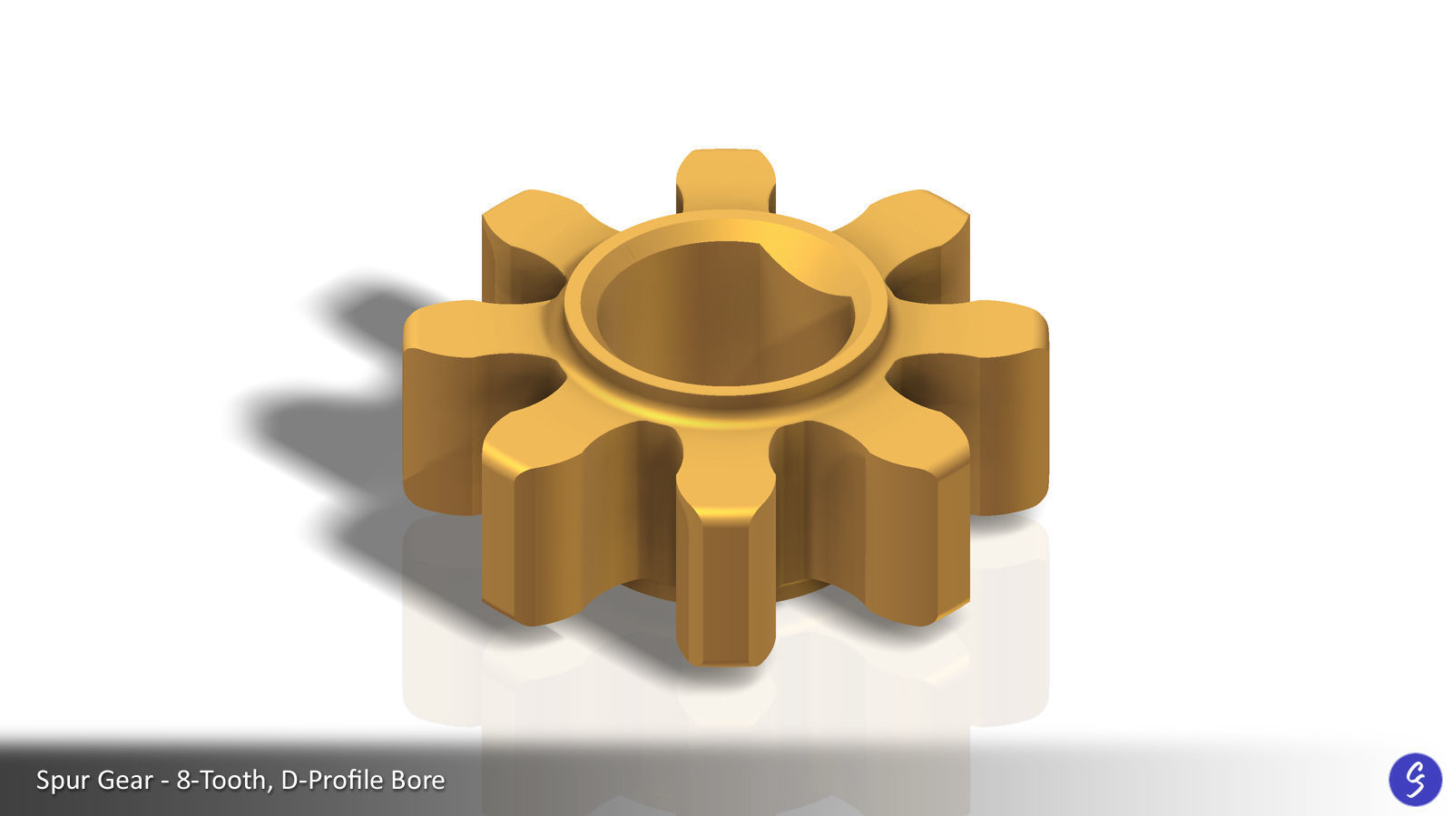 Spur Gear Collection 01 3D print model_4