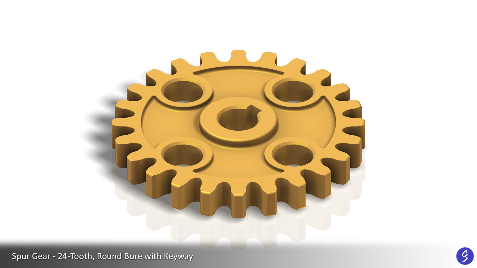 Spur Gear Collection 01 3D print model_10