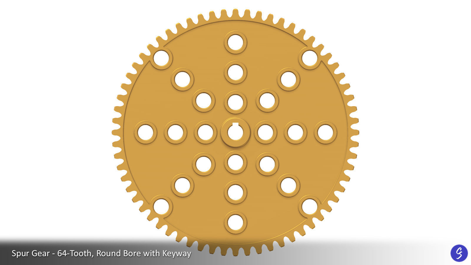Spur Gear Collection 01 3D print model_17