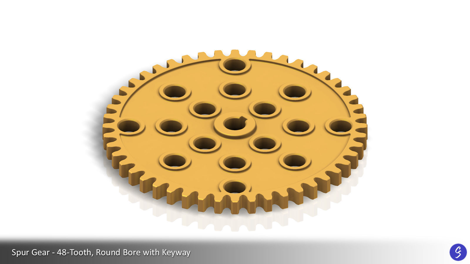 Spur Gear Collection 01 3D print model_14