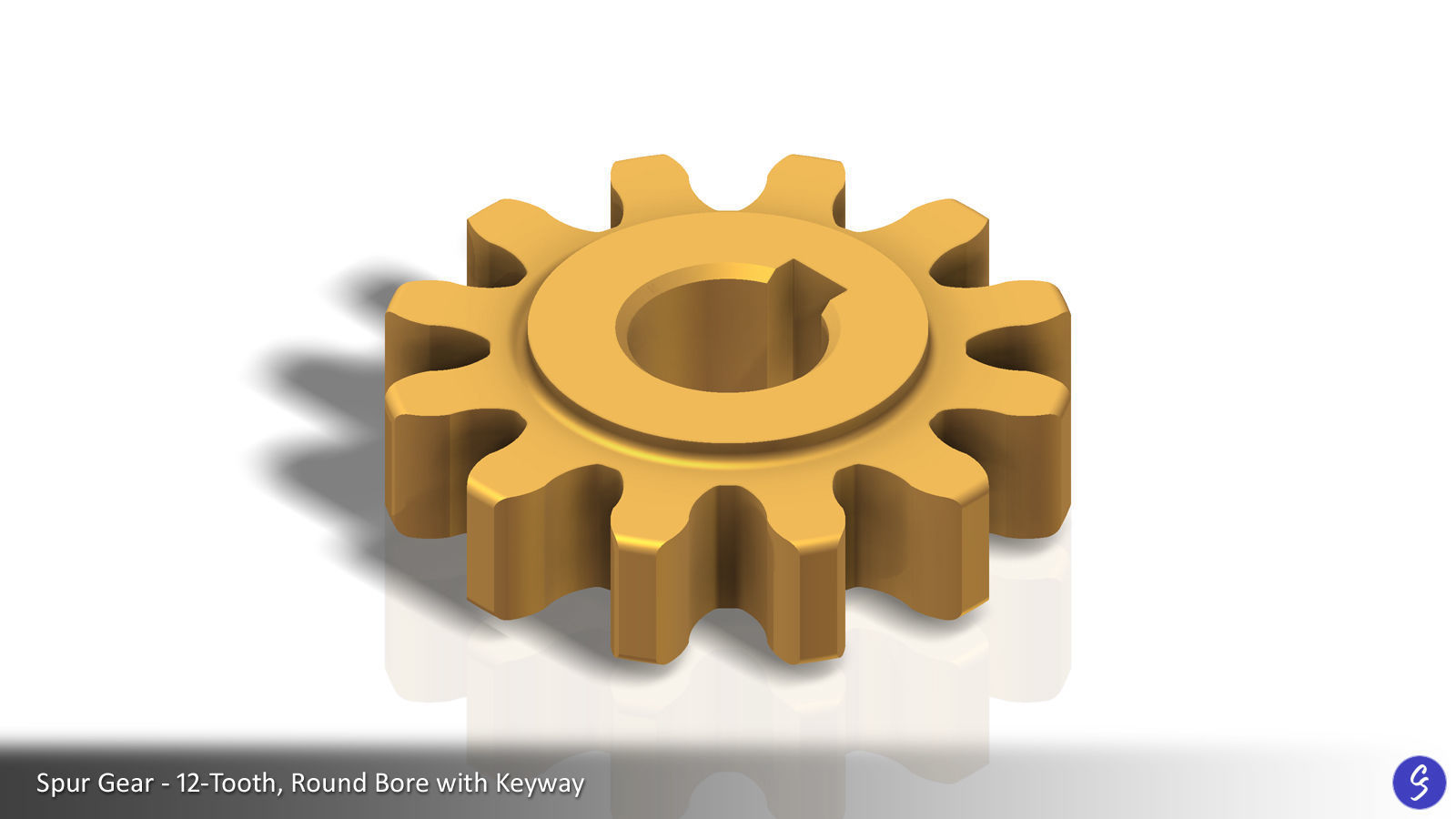 Spur Gear Collection 01 3D print model_6