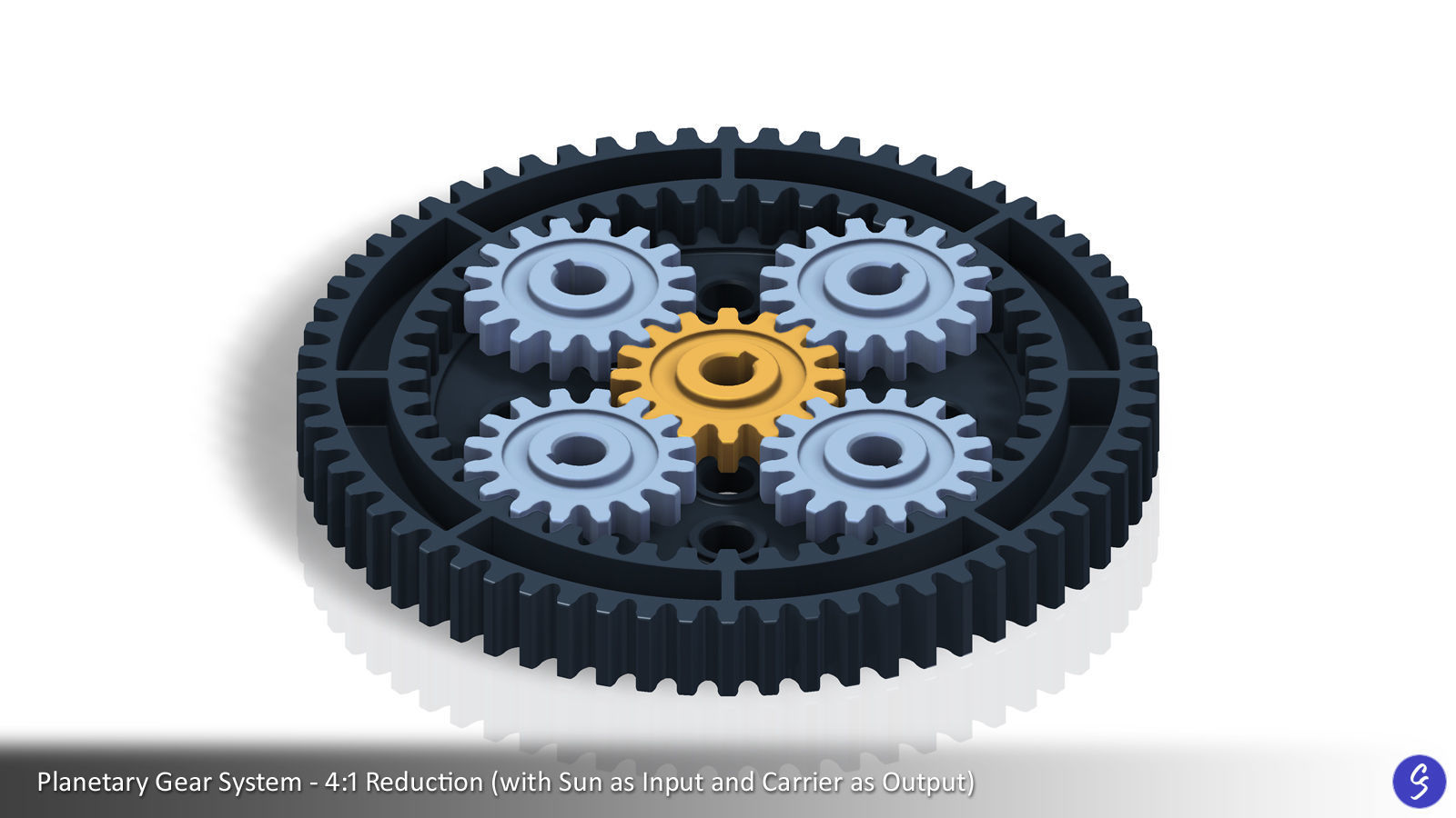 Planetary Gear Collection 01 3D print model_10