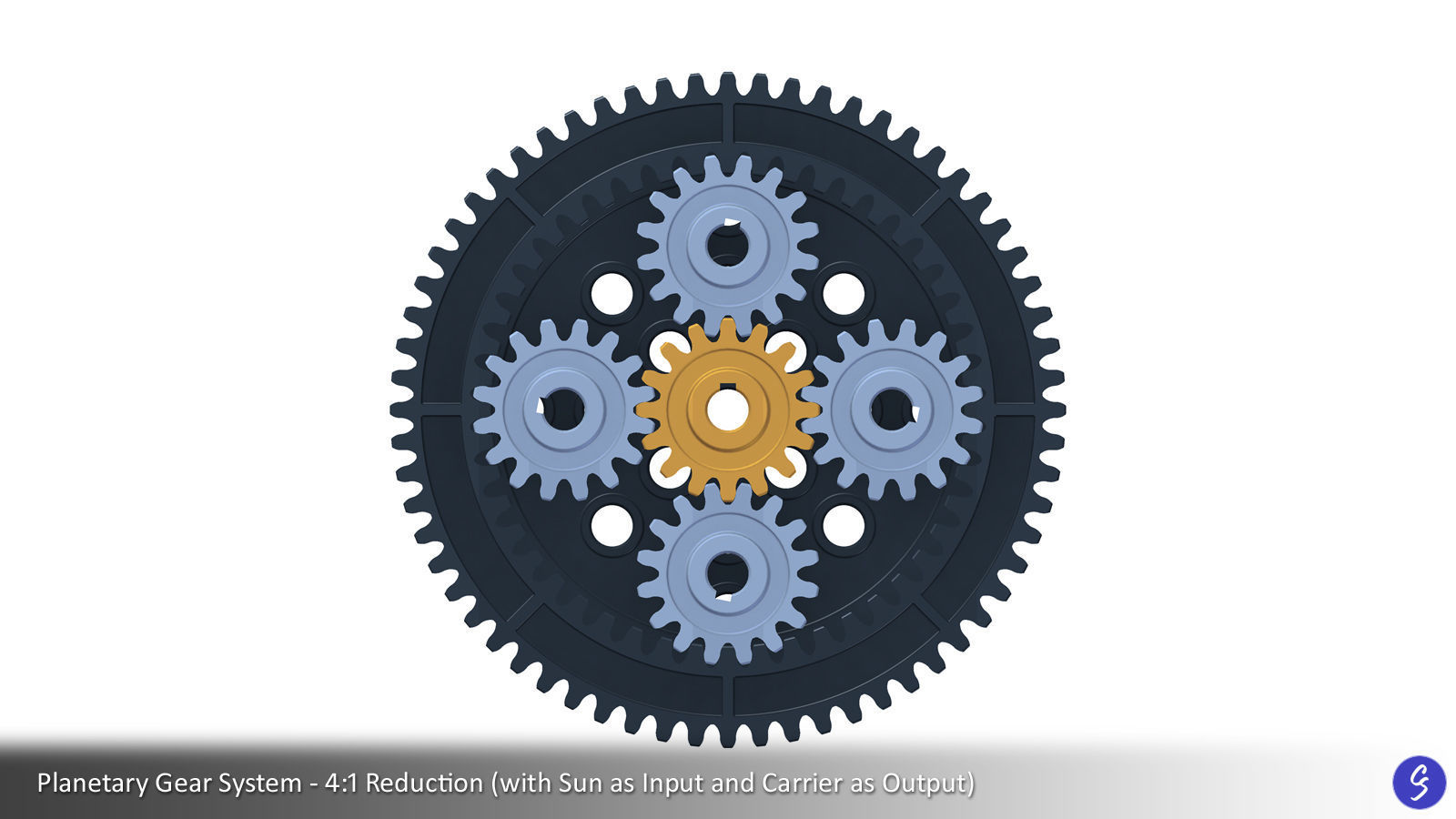 Planetary Gear Collection 01 3D print model_11