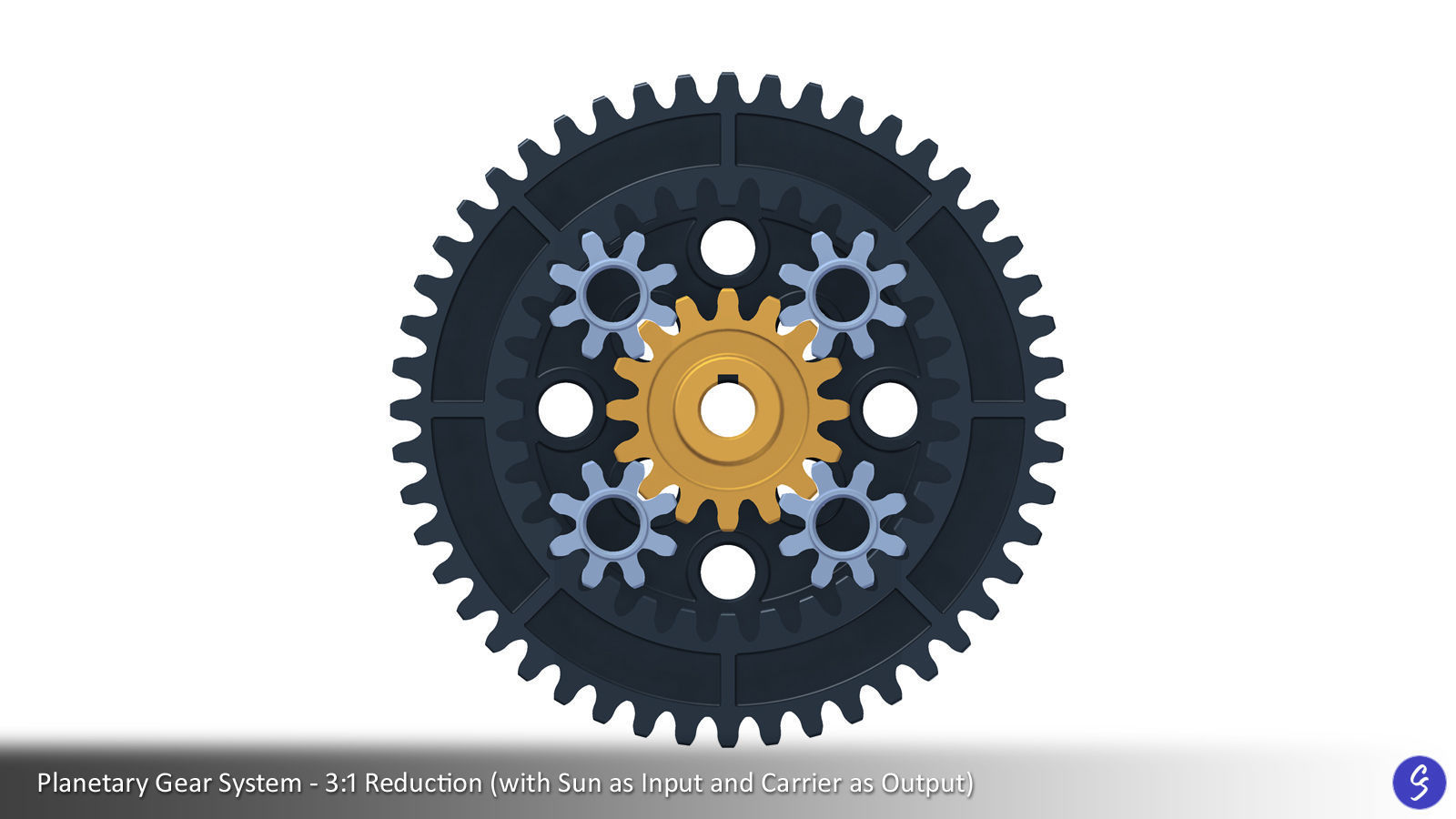 Planetary Gear Collection 01 3D print model_7