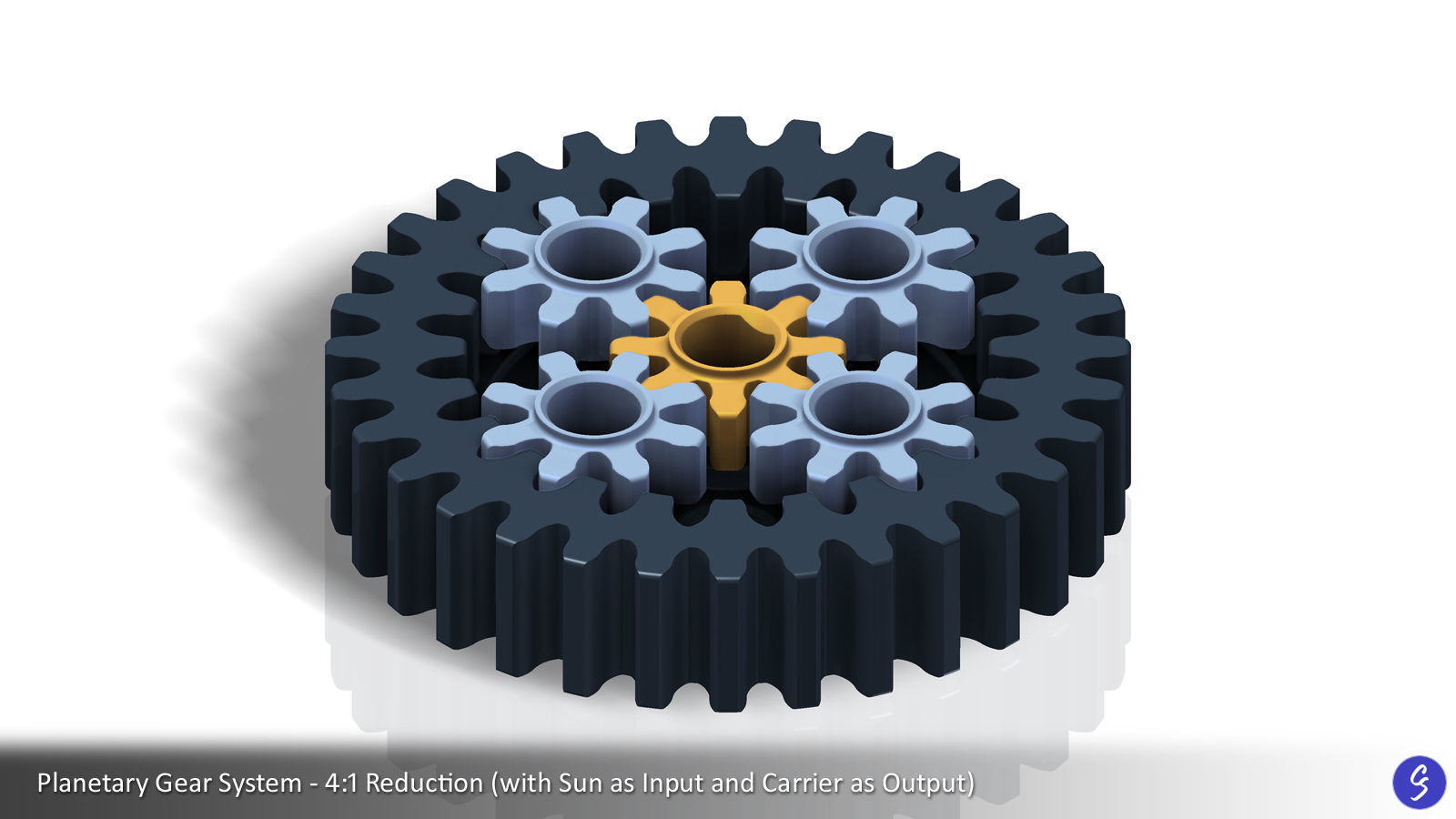 Planetary Gear Collection 01 3D print model_2