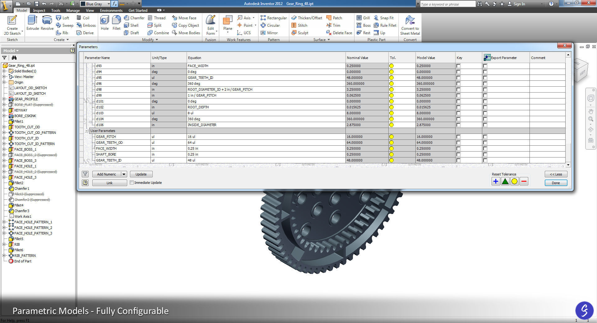 Planetary Gear Collection 01 3D print model_37