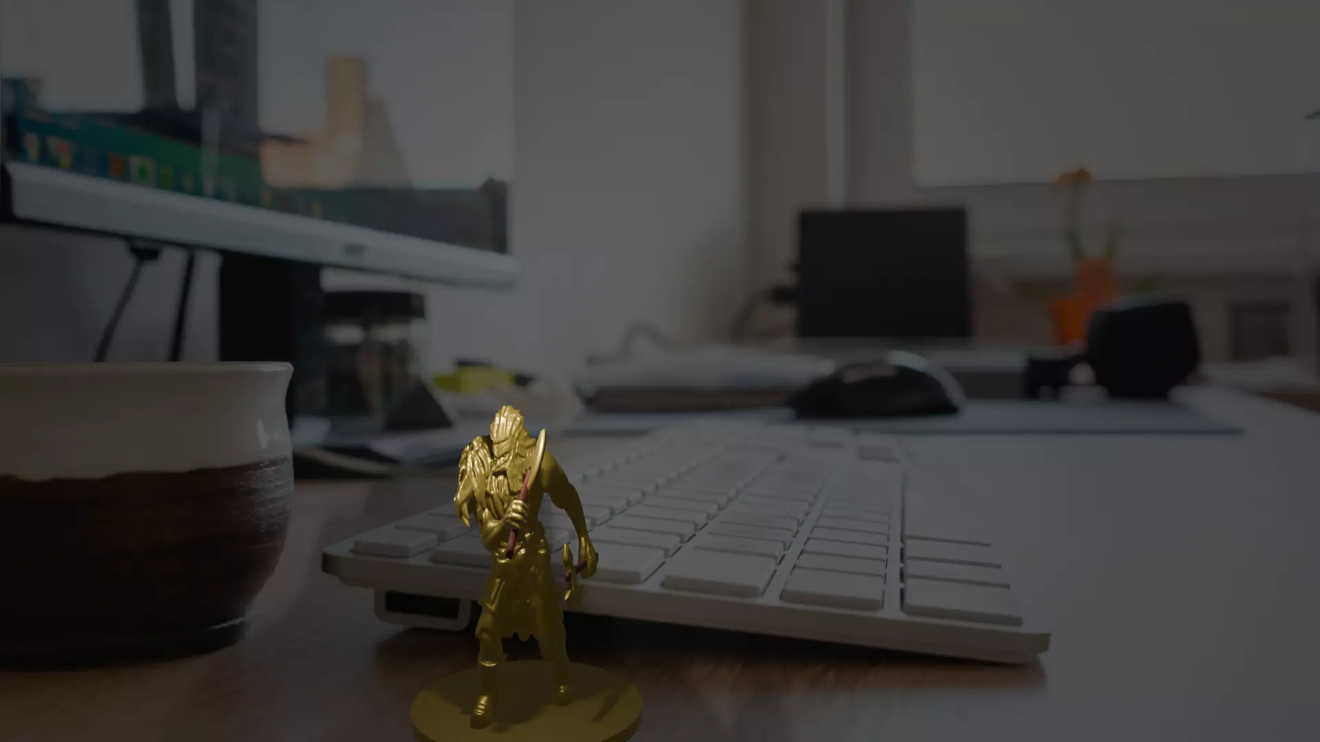 Stone Age warrior 3D print model