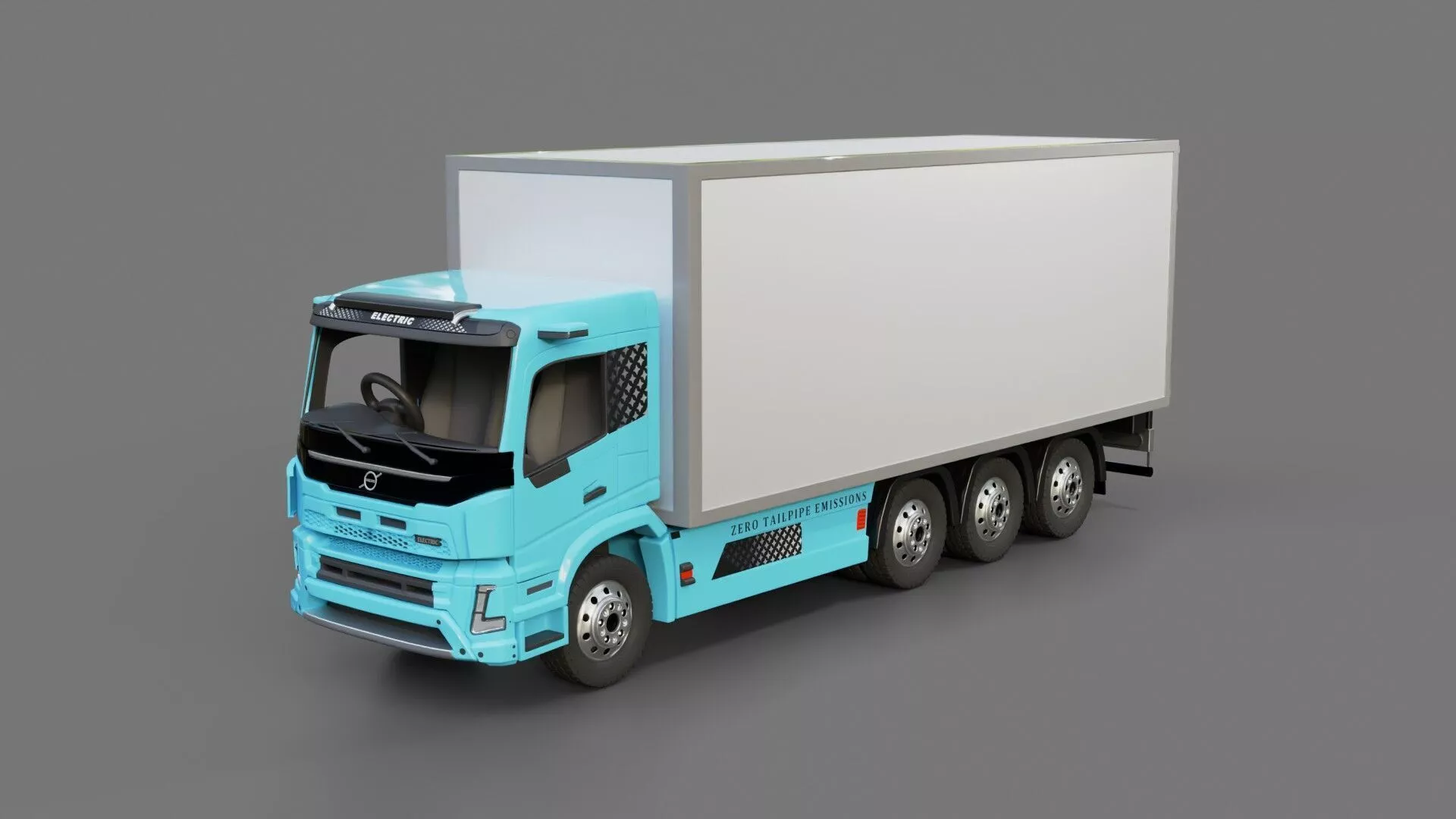 Volvo Electric FMX Cargo Truck 3D model