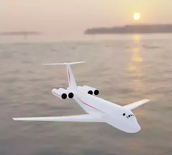 Fictional Private Jet Airliner for Commercial Use