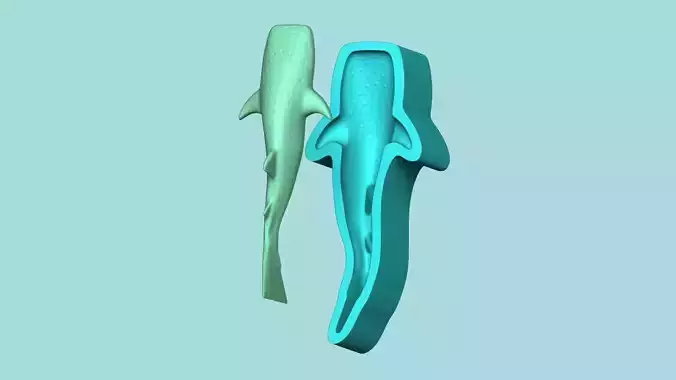 Whale Shark Mold - Silicone Maker Template