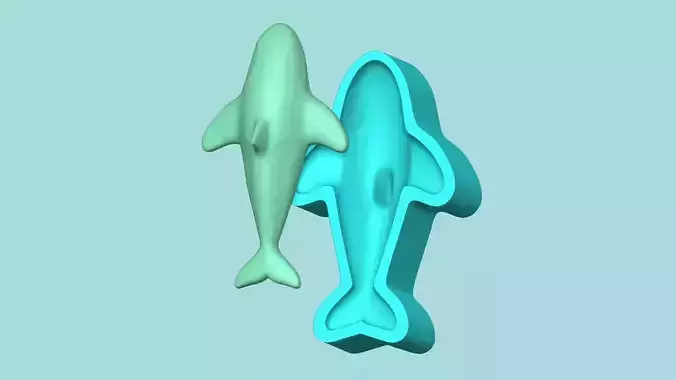 Orca Whale Mold - Silicone Maker Template