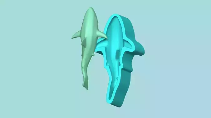 Great White Shark Mold - Silicone Maker Template