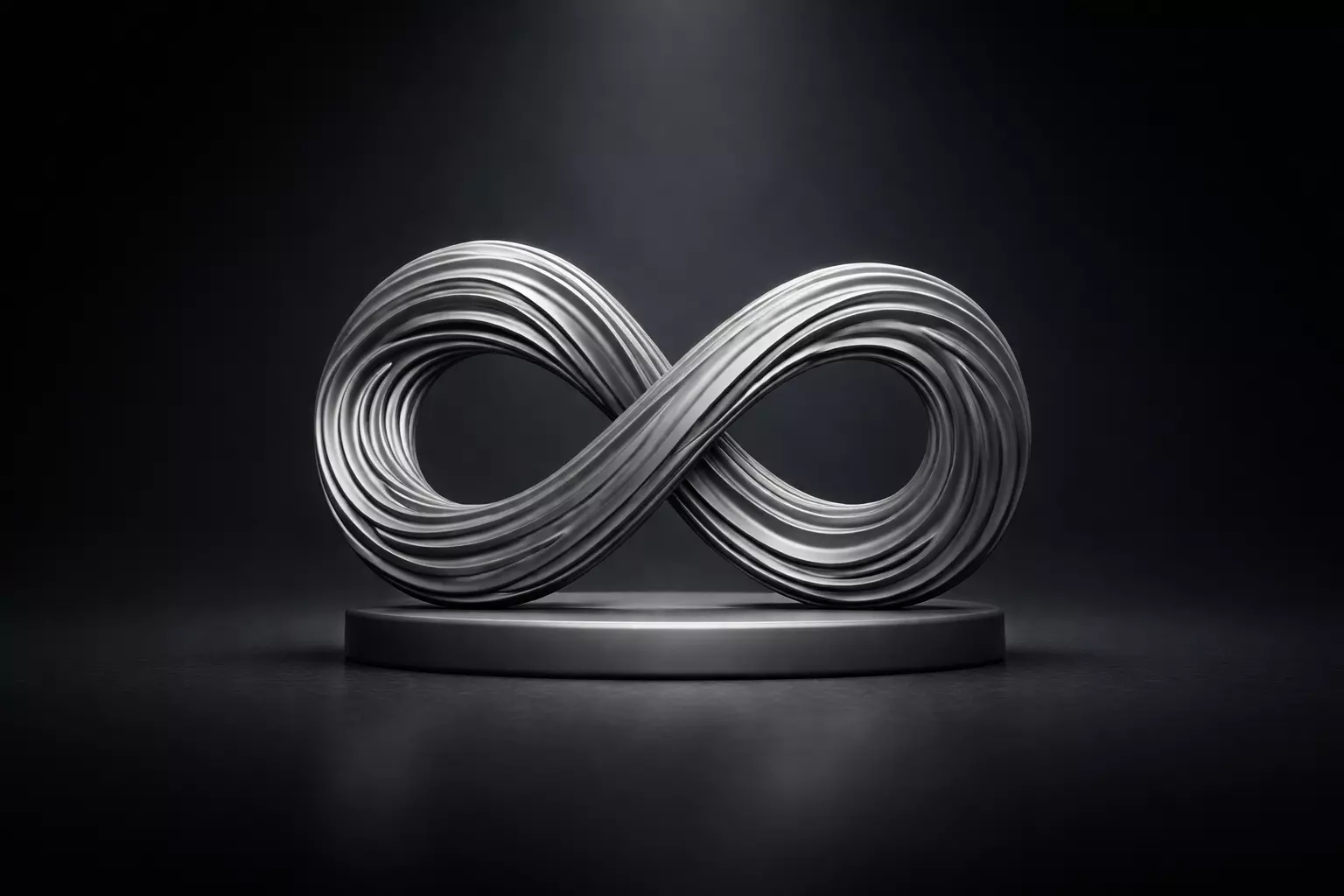 Autism Infinity Symbol Decor Awareness Sculpture 3D print model