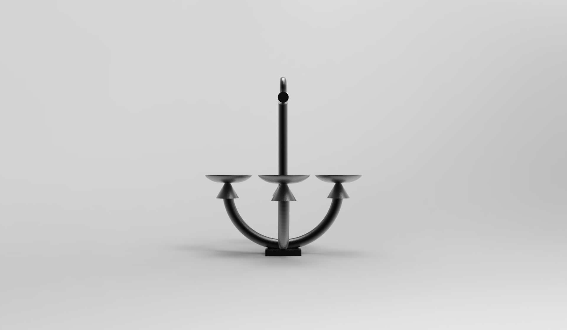 Anchor Candle Holder Pedestal 3D print model_6