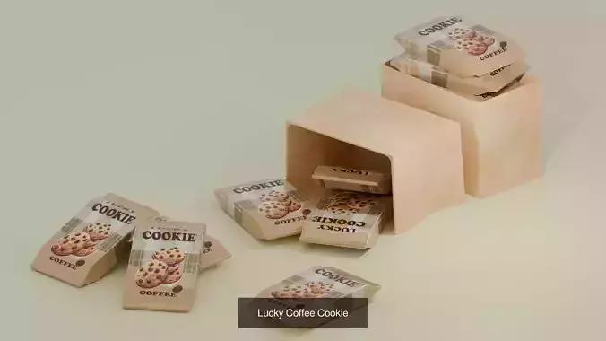 Collection 5 Lucky Cookie 3D Model Pack 4