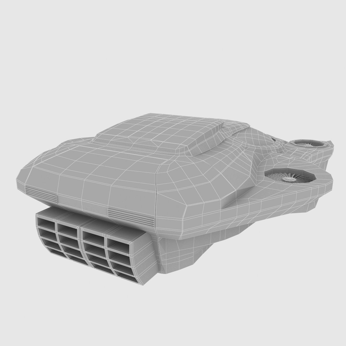 Air machine hover car 3D model_20