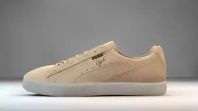 Casual Shoes Low-poly 3D model