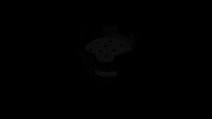 stove icon of cup Free low-poly 3D model