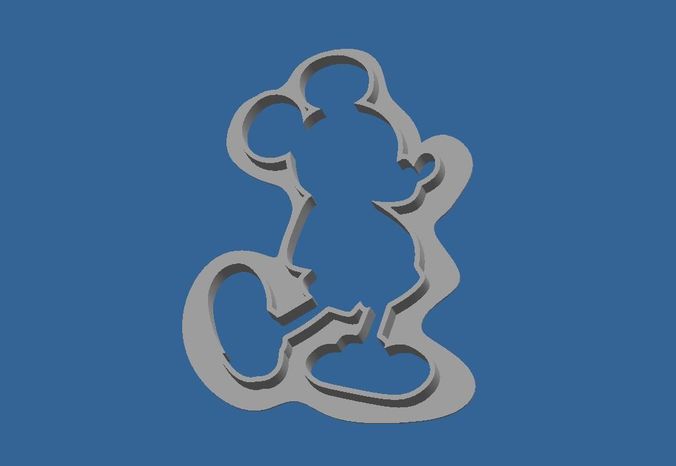 Cookies Cutter Mickey Free 3D model