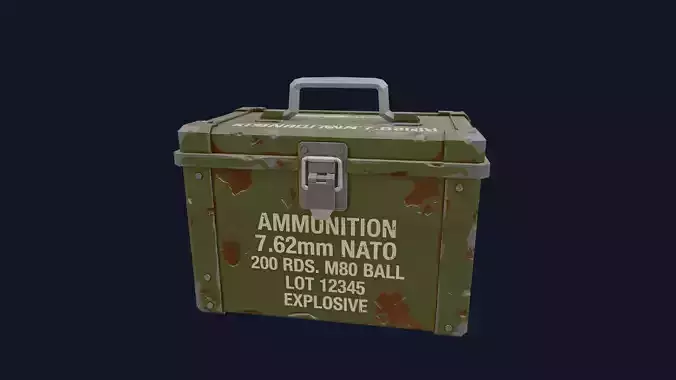 Cannon  Box 3D model 2