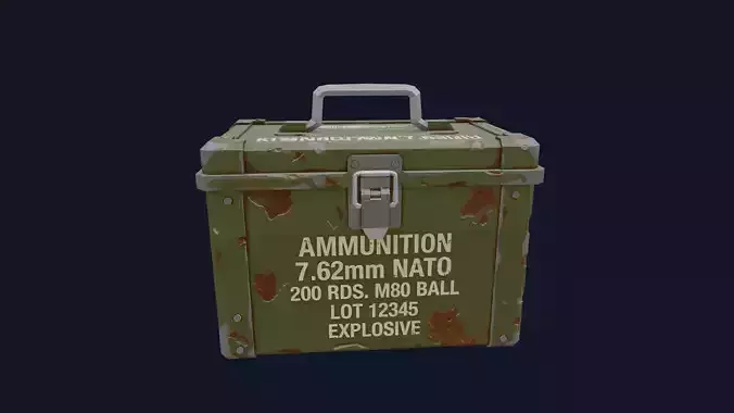Cannon  Box 3D model 5