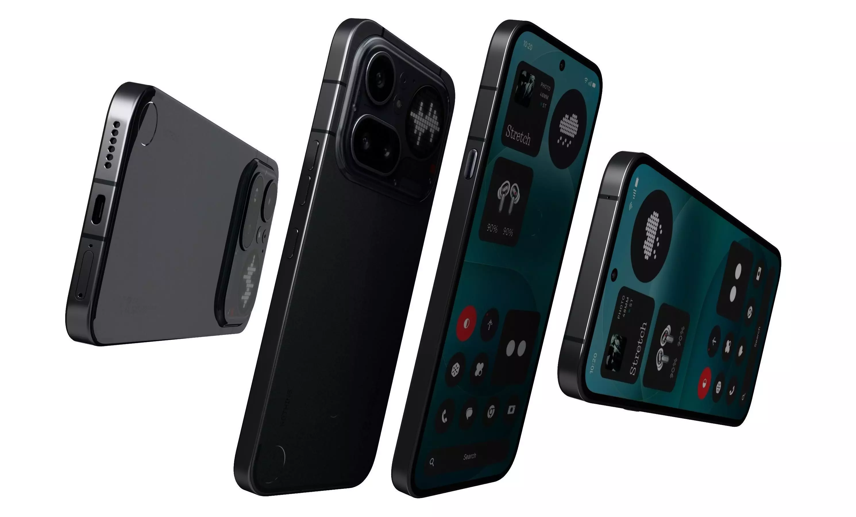 Nothing Phone 4a Pro Black 3D model | CGTrader