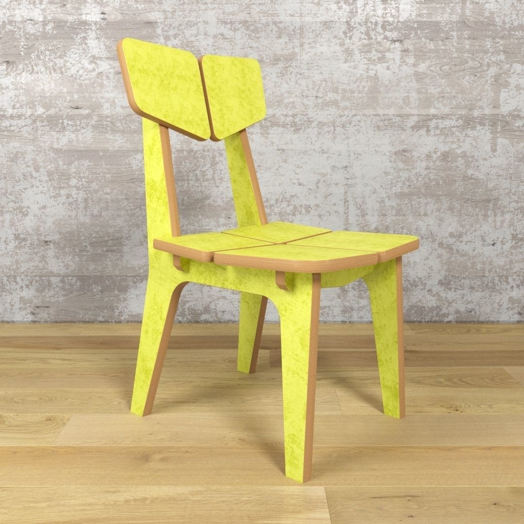 Chairs ColorSet Domino mimi 3D model_4
