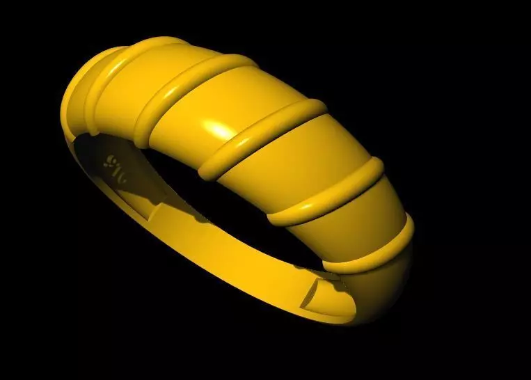 plain ring 3dm file 3D print model