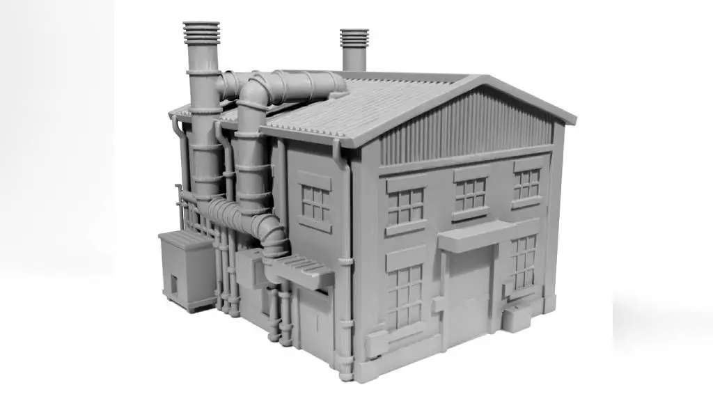 Factory 2 3D print model
