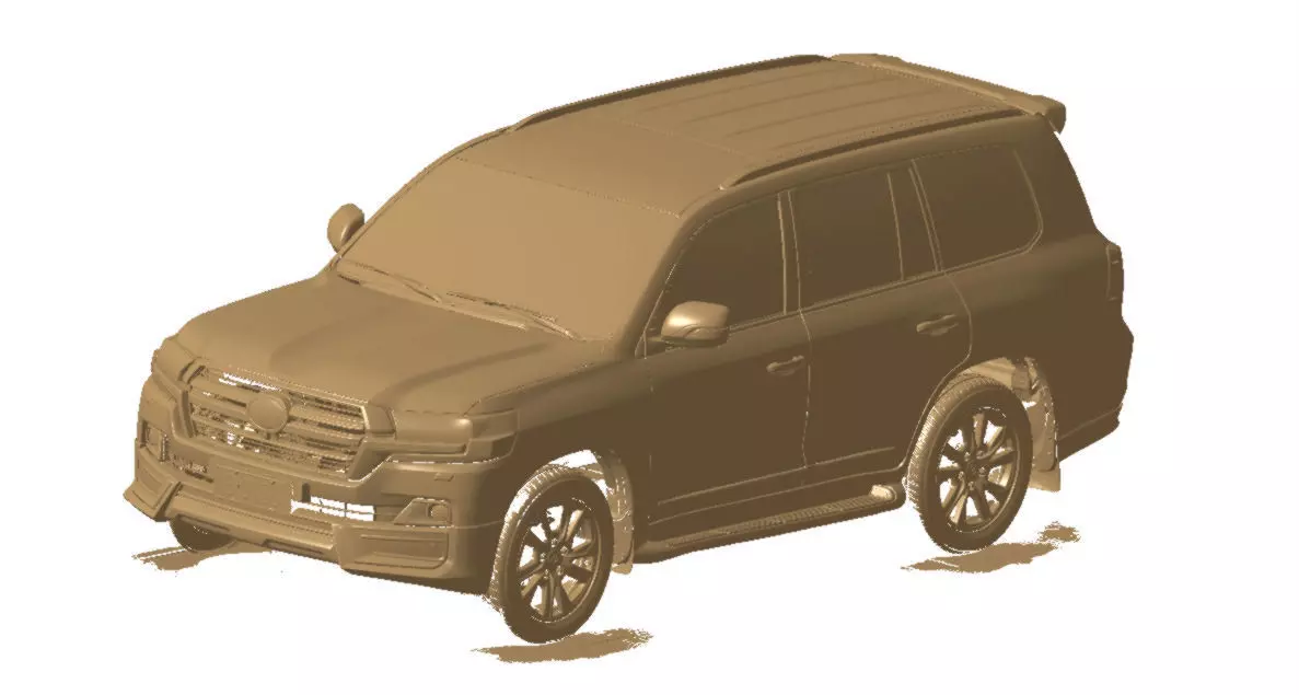 Toyota LC200 5700 VXR 3d scan data 3D model 3D model 3D model