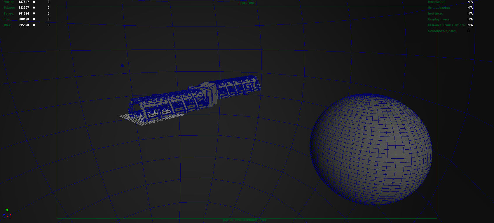 Spaceship corridor 2 3D model_14