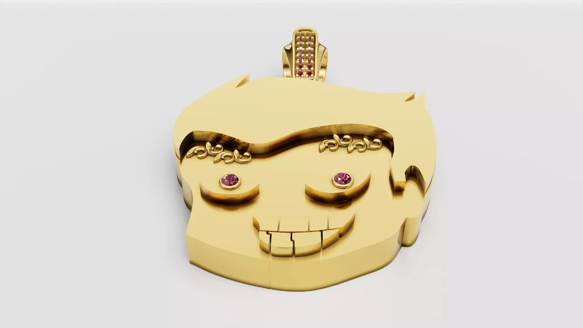 Model 1 Year of the Rat 2020 Golden Commemorative Pendant 3D print model