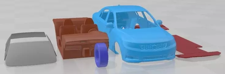 Kia Optima 2009 Printable Car 3D print model