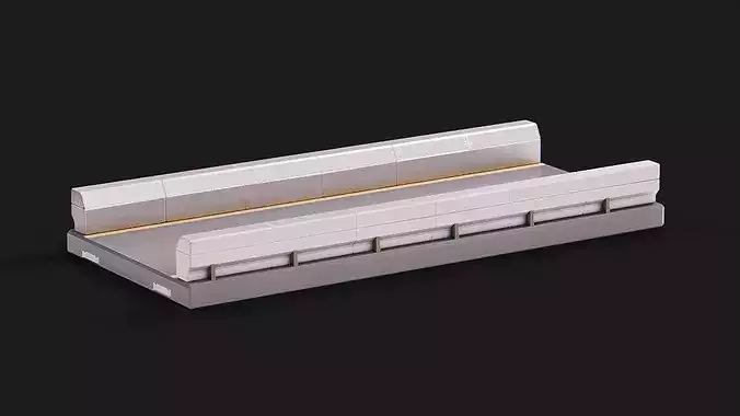 Sci-Fi Modular Road Kitbash