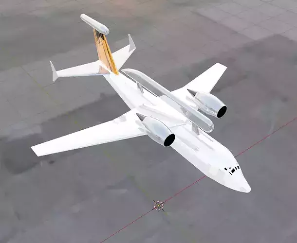 An-71 Style ELINT Radar Aircraft - Custom Soviet Jet