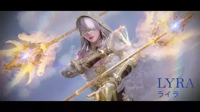 Female - Priest RPG Game Character - Lyra