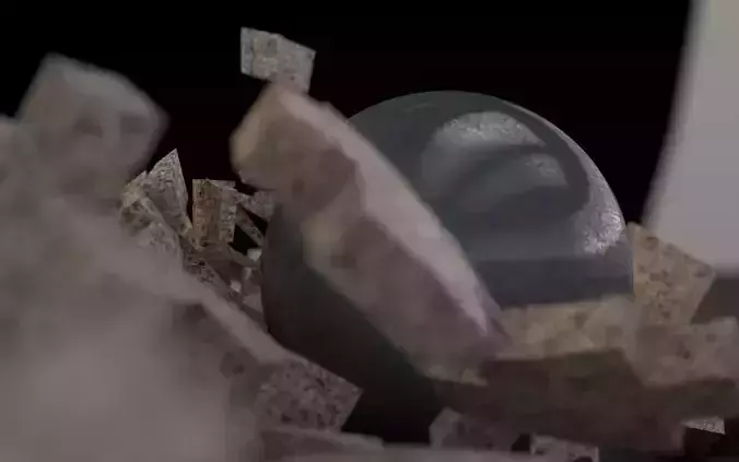 Depth of field - Scene Free 3D model