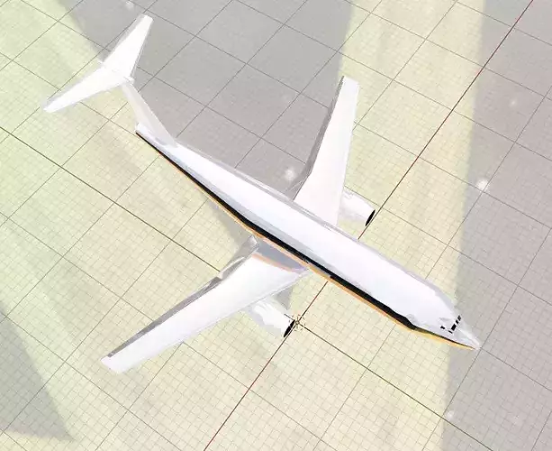 Fictional MDF-100 Inspired Twin-Jet Airliner Concept