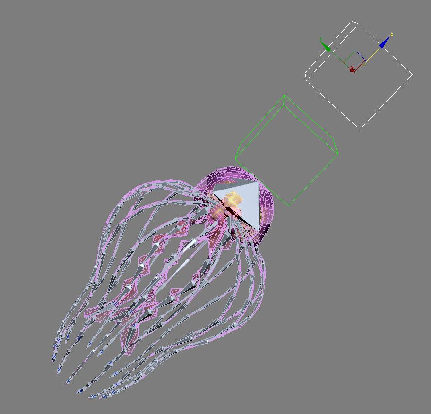 Jellyfish Rigged Low-poly 3D model_5
