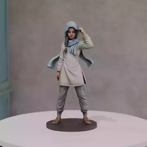 Woman with Hijab