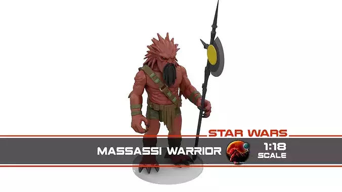 Massassi Warrior 1-18 scale Hasbro Kenner