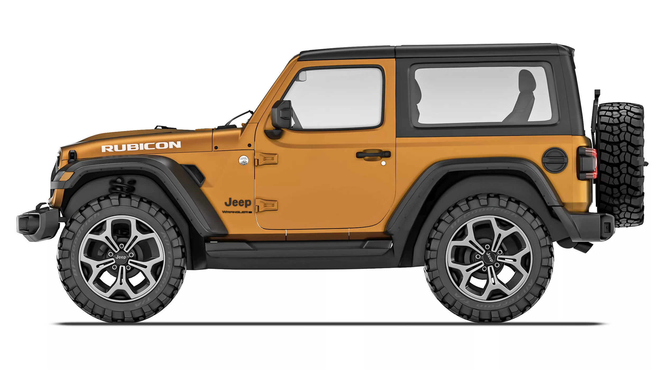 Jeep Wrangler 2 door 2024 3D model