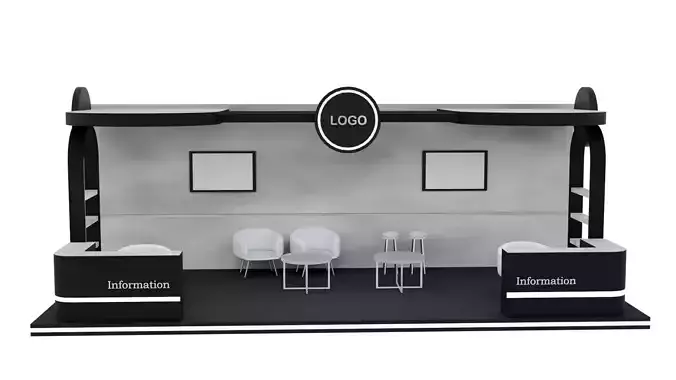 Modern Exhibition Booth 6x3m 