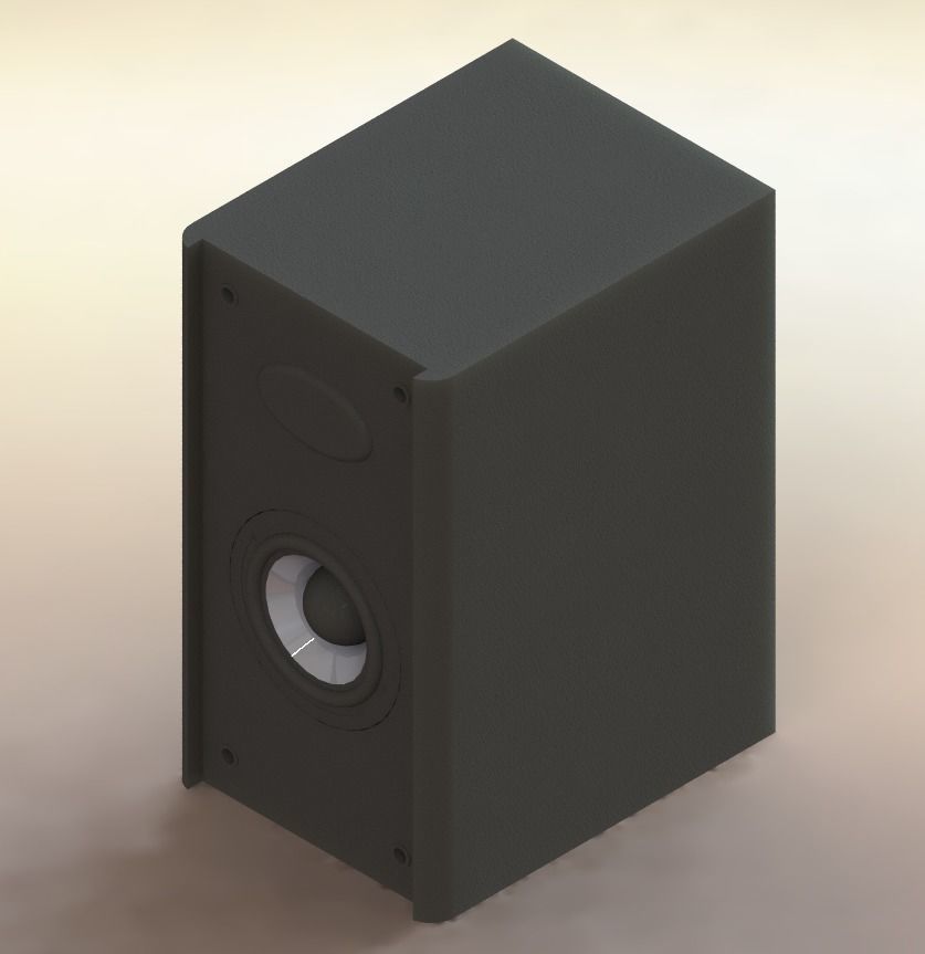 Loudspeakers Front F and D IHOO 5-1 IR 3D model_3