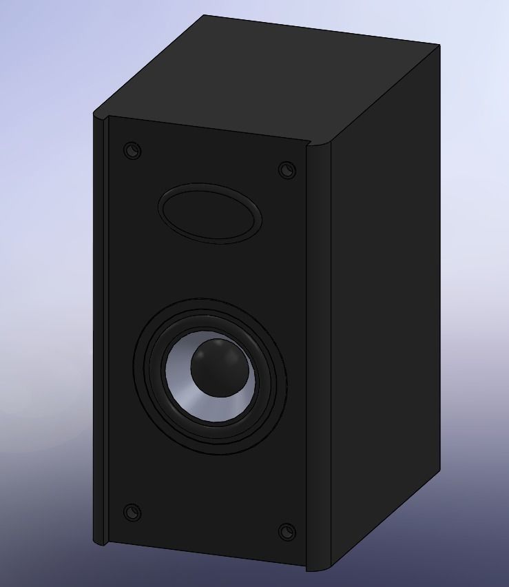 Loudspeakers Front F and D IHOO 5-1 IR 3D model_2
