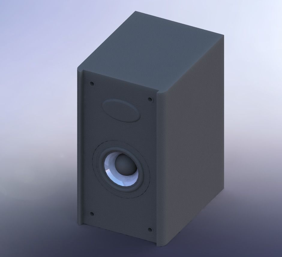 Loudspeakers Front F and D IHOO 5-1 IR 3D model_1