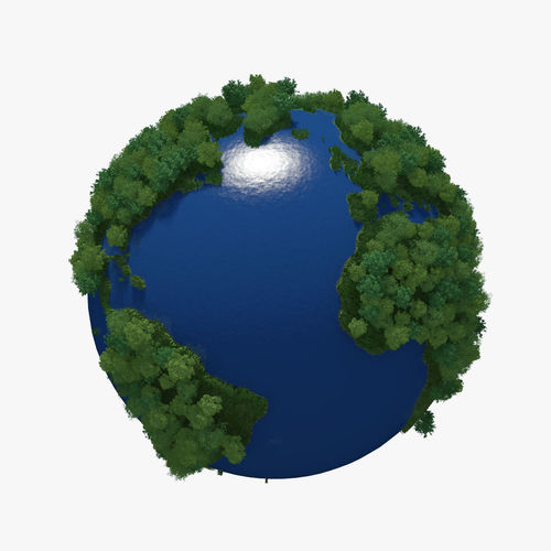 Green Planet Earth 02 3D model