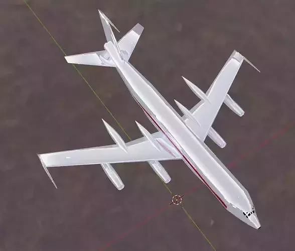 CV-990A Style Quad Jetliner - Custom 1950s Plane