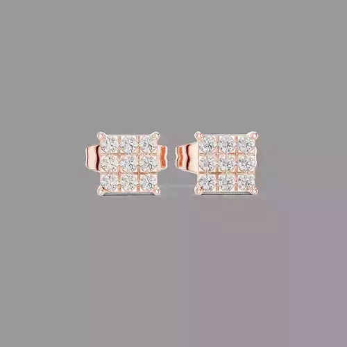 Diamond Studs Earrings 