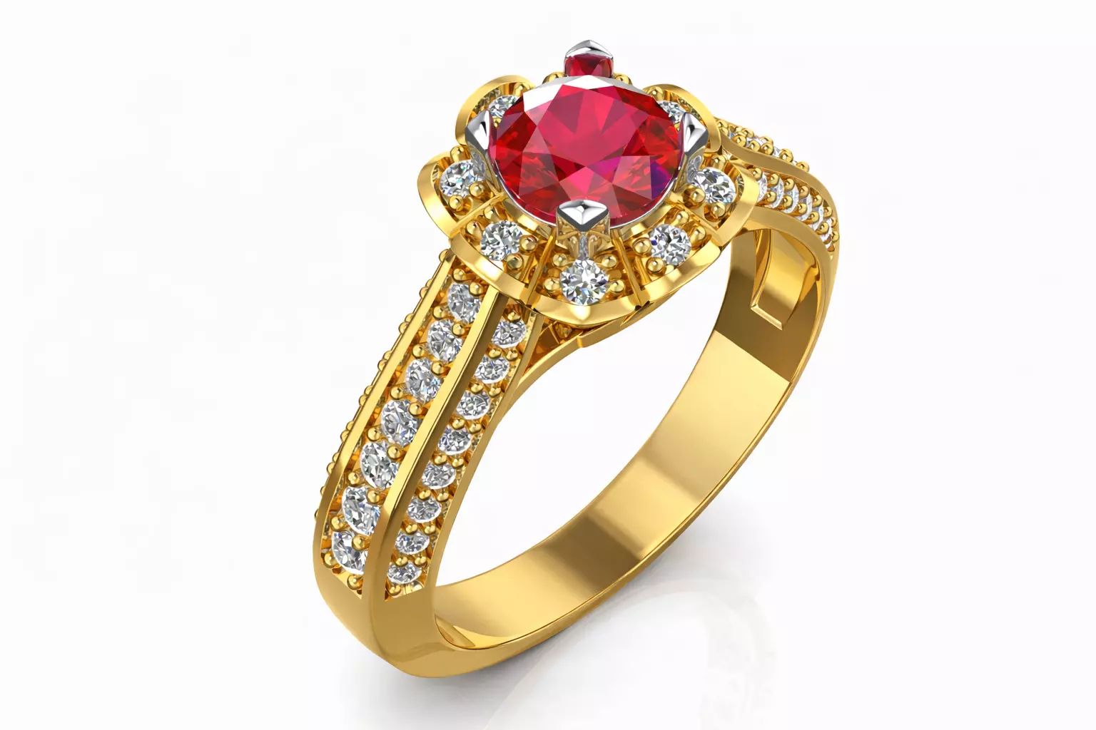 wedding ring 3D print model